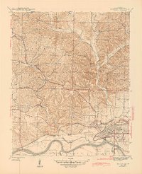 preview thumbnail of historical topo map of Batesville, AR in 1942