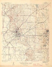 preview thumbnail of historical topo map of Benton, AR in 1944