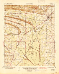 Download a high-resolution, GPS-compatible USGS topo map for Cabot, AR (1945 edition)