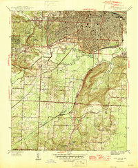 preview thumbnail of historical topo map of Little Rock, AR in 1944
