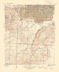 preview thumbnail of historical topo map of Little Rock, AR in 1944