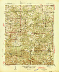 Download a high-resolution, GPS-compatible USGS topo map for Sandtown, AR (1945 edition)