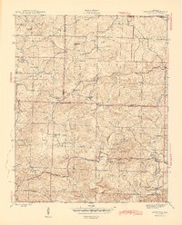 Download a high-resolution, GPS-compatible USGS topo map for Sandtown, AR (1945 edition)