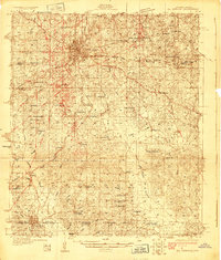 1927 Map of El Dorado