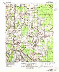 preview thumbnail of historical topo map of Altheimer, AR in 1935