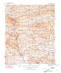 1943 Map of Antoine, AR, 1981 Print