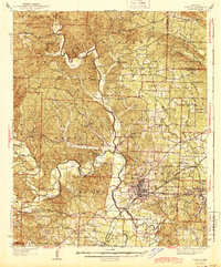 preview thumbnail of historical topo map of Benton, AR in 1944
