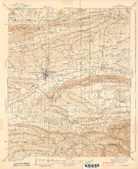 Download a high-resolution, GPS-compatible USGS topo map for Booneville, AR (1939 edition)