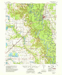 preview thumbnail of historical topo map of Clarendon, AR in 1957