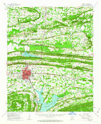 preview thumbnail of historical topo map of Conway, AR in 1961