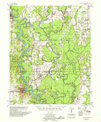 Download a high-resolution, GPS-compatible USGS topo map for De Valls Bluff, AR (1957 edition)