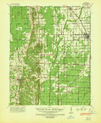 1940 Map of Dee, 1942 Print