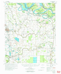 Download a high-resolution, GPS-compatible USGS topo map for Dumas, AR (1971 edition)