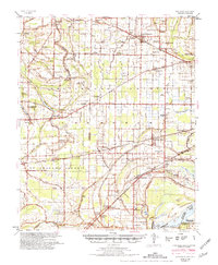 1954 Map of Anthonyville, AR, 1981 Print