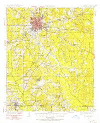 Download a high-resolution, GPS-compatible USGS topo map for El Dorado, AR (1953 edition)