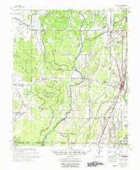 preview thumbnail of historical topo map of Eudora, AR in 1957