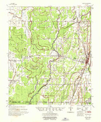 Download a high-resolution, GPS-compatible USGS topo map for Eudora, AR (1957 edition)