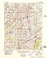 preview thumbnail of historical topo map of Mississippi County, AR in 1956