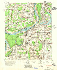 1955 Map of Farrell, MS