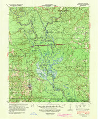 1939 Map of Felsenthal, AR, 1942 Print
