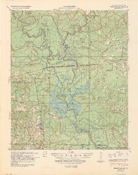 1939 Map of Felsenthal, AR