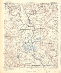 1937 Map of Felsenthal