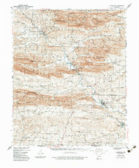 1949 Map of Caddo Gap, AR, 1983 Print