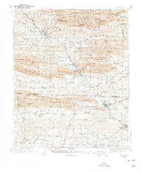 1942 Map of Caddo Gap, AR, 1975 Print