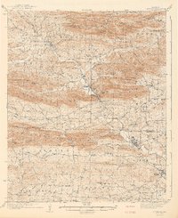 preview thumbnail of historical topo map of Glenwood, AR in 1942