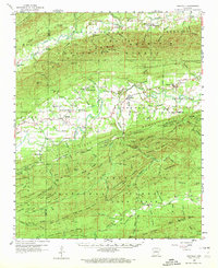 preview thumbnail of historical topo map of Yell County, AR in 1960