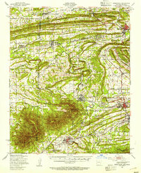 Download a high-resolution, GPS-compatible USGS topo map for Greenwood, AR (1954 edition)