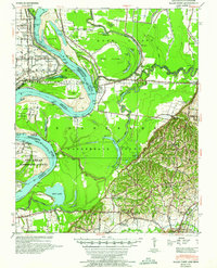 preview thumbnail of historical topo map of Mississippi County, AR in 1952