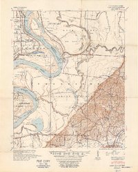 Download a high-resolution, GPS-compatible USGS topo map for Hales Point, AR (1952 edition)