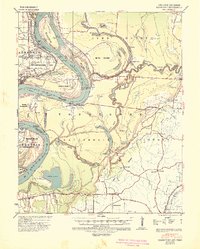 1939 Map of Hales Point, 1943 Print