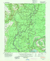 preview thumbnail of historical topo map of Arkansas County, AR in 1939