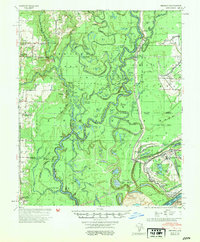 Download a high-resolution, GPS-compatible USGS topo map for Henrico, AR (1954 edition)