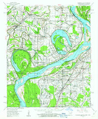 Download a high-resolution, GPS-compatible USGS topo map for Horseshoe Lake, AR (1963 edition)