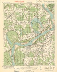 1931 Map of Horseshoe Lake