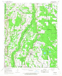 Download a high-resolution, GPS-compatible USGS topo map for Hunter, AR (1968 edition)