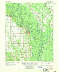 1954 Map of Indian Bay, AR