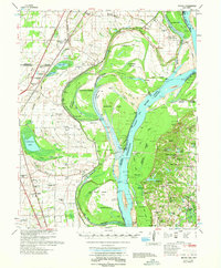 preview thumbnail of historical topo map of Jericho, AR in 1962