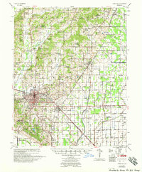 1958 Map of Jonesboro, AR