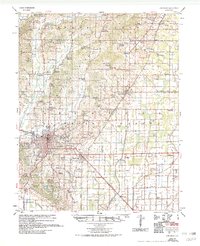 1958 Map of Jonesboro, AR, 1976 Print