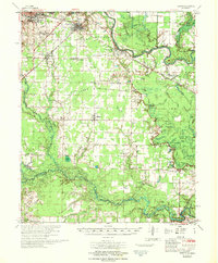 preview thumbnail of historical topo map of Kensett, AR in 1967