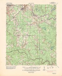 1935 Map of Kensett