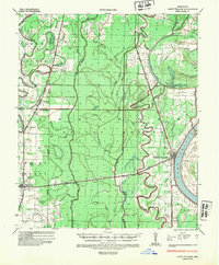 1936 Map of Lake Village, 1949 Print