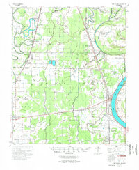 1955 Map of Lake Village, AR