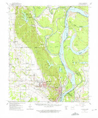 preview thumbnail of historical topo map of Phillips County, AR in 1961