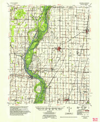 1956 Map of Leachville