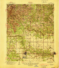 1940 Map of Lonoke